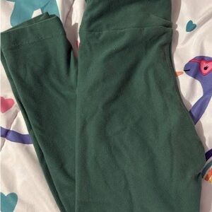 LuLaRoe Kids Forest Green Leggings